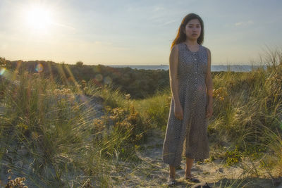 Miya at golden hour / Portrait  photography by Photographer Keith Brighouse | STRKNG