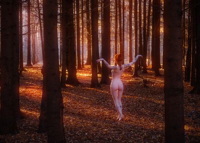 Sunset / Nude  Fotografie von Model Alena Swampy | STRKNG