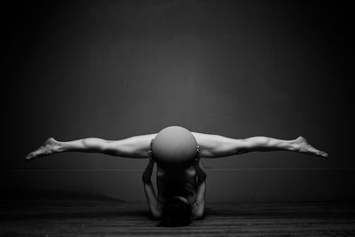 Inversion with Ball / Fine Art  photography by Model Artemisia Absinthium | STRKNG