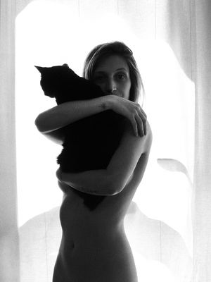 Selfportrait with Malo / Nude  photography by Model Céline in Frame ★1 | STRKNG